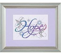 Tobin Design Works Hope Counted Cross Stitch Kit-5"X7" 14 Count