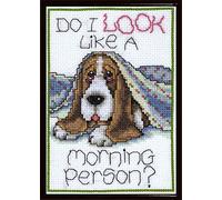 Tobin Design Works - Kit per Punto Croce, Motivo: Cane mattutino