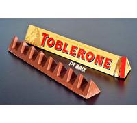 Toblerone Chocolate 12,7 once - 360 g barretta di torrone al cioccolato al la...