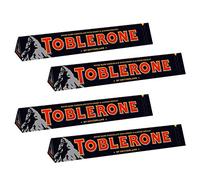 Toblerone Cioccolato fondente con miele e mandorle Torrone Confezione da 4 x 100 g