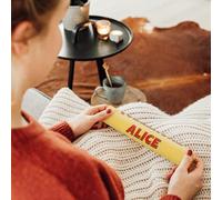 Toblerone personalizzato con Nome - Toblerone barretta di cioccolato al latte con miele e mandorlato personalizzato con Nome o Testo (M - 200 grammi)