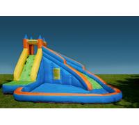 Tobogani - Parco Acquatico per Bambini Composto da Scivolo Gonfiabile e Piscina di 12 m² (compressore Incluso)