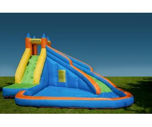 Tobogani - Parco Acquatico per Bambini Composto da Scivolo Gonfiabile e Piscina di 12 m² (compressore Incluso)