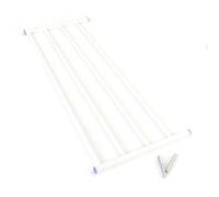 Toboli Estensione 30 cm per cancelletto per bambini, colore bianco, prolunga a incastro per cancelletto bambini