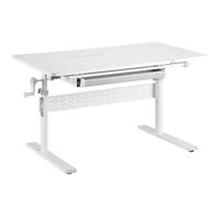 Toboli Scrivania per bambini 100x60cm regolabile in altezza e in inclinazione Con manovella