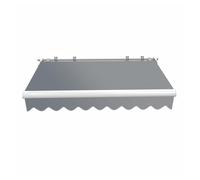 Toboli Tenda da sole con bracci a snodo 2,5x2m Antracite Protezione UV Balcone