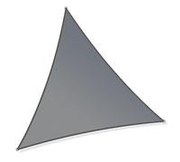 Toboli Vela ombreggiante triangolare 3,6x3,6x3,6m, grigio, traspirante, Parasole per giardino terrazzo