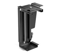 Toboli Wiltec Supporto PC fisso Porta case sotto scrivania, max 10 kg, regolabile e girevole a 360°