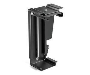 Toboli Wiltec Supporto PC fisso Porta case sotto scrivania, max 10 kg, regolabile e girevole a 360°