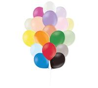 TOBU, 50 pezzi, Palloncini Compleanno Colorati Ecologici Kit Palloncini Decorazione Feste Eventi Palloncini in Lattice Biodegradabili Gonfiabili con Bombola Elio Happy Birthday Party Time