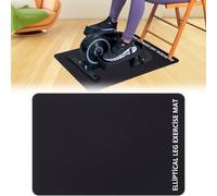 TOBWOLF Tappetino antiscivolo per bicicletta ellittica, 43 x 60 cm, antiscivolo per proteggere il pavimento, per bicicletta ellittica, pedaliera, mini cyclette, dispositivo di allenamento delle gambe