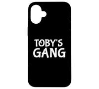 Toby's Gang First Name Toby Bachelor Party Wedding Custodia per iPhone 16 Plus