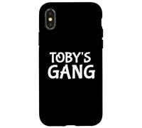 Toby's Gang First Name Toby Bachelor Party Wedding Custodia per iPhone X/XS