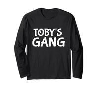 Toby's Gang First Name Toby Bachelor Party Wedding Maglia a Manica