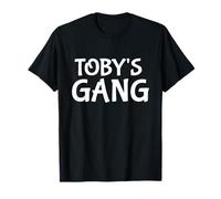 Toby's Gang First Name Toby Bachelor Party Wedding Maglietta