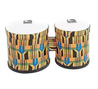 Toca Bongo Set - Serie Freestyle - 5" e 6" - Altezza 6" - Caldaia in PVC - TF2B-K - Kente Cloth