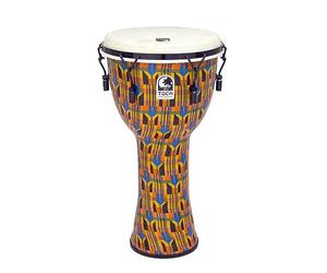 TOCA Djembe Freestyle con accordatura meccanica 12" Kente Kloth SFDMX-12K