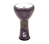 TOCA Doumbek Freestyle Drum (accordatura meccanica di alta qualità, ideale per varie applicazioni musicali, perfetta combinazione di tradizione e modernità, dimensioni: 9"), Atztec Blue