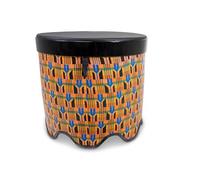 Toca Nesting Drums Freestyle II Tamburo da raccolta 18 "x16" Kente Cloth TSSGD-18KT-SLP
