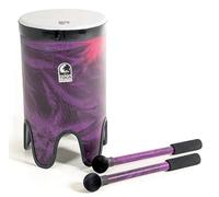 TOCA Nesting Drums Tom Tom Freestyle II (tamburi in PVC resistenti alle intemperie, per interni ed esterni, salvaspazio, leggeri, per educazione musicale e terapia, diametro: 12"), Woodstock Purple