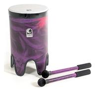 TOCA Nesting Drums Tom Tom Freestyle II (tamburi in PVC resistenti alle intemperie, per interni ed esterni, salvaspazio, leggeri, per educazione musicale e terapia, diametro: 14"), Woodstock Purple