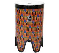 TOCA Nesting Drums Tom Tom Freestyle II (tamburi in PVC resistenti alle intemperie, per interni ed esterni, salvaspazio, leggeri, per l'educazione musicale e la terapia, diametro: 12"), Tessuto Kente