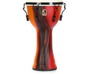 Toca To803244 Sfdmx-10F Djembe Freestyle Mechanically Tuned Fiesta 10'', Rosso