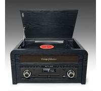 Muse MT-115 W Microsistema CD con giradischi nero