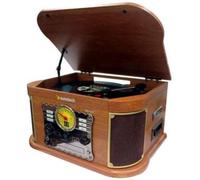 Sunstech PXRC52CD Giradischi Bluetooth in legno