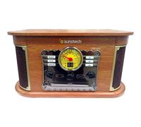 Sunstech PXRC52CD Giradischi Bluetooth in legno