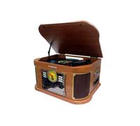 Sunstech PXRC52CD Giradischi Bluetooth in legno