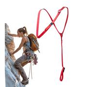 TocaFeank Imbracatura Da Arrampicata Uomo,Spallacci Regolabili per Alpinismo | Imbracatura Toracica Antiscivolo Regolabile Per Arrampicata Su Roccia, Lavori In Quota E Attività All'aperto