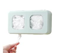 TocaFeank Scatola portaoggetti per pellicola trasparente, Scatola portaoggetti per pellicola trasparente | Dispenser per cuffie da doccia | Dispenser organizzatore per contenitori per cuffie da doccia