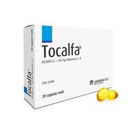 TOCALFA® 20 Capsule Molli Vitamina A 50000 UI + Vitamina E 50 mg 20 pz