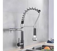 Tocca a spruzzo a doppio mixer spray per cucina in ottone. Beauty Comes