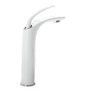 Tocca della cucina, rubinetti del lavello da cucina, rubinetto del bacino a cascata di rame, lavandino a bacino a bacino caldo a freddo, miscelatore bianco per bagno hardware per casa, per bagno in