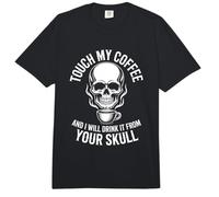 Tocca Il Mio caffè bevilo dal Tuo Cranio Comfort Colors Adult Heavyweight T-Shirt