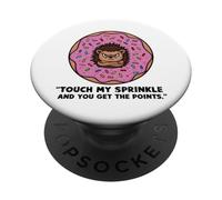 Tocca il mio cospargere e ottieni i punti riccio PopSockets PopGrip Adesivo