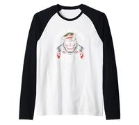 Tocca la mia Barba e dimmi Che Sono Carina Scimmia Maglia con Maniche Raglan
