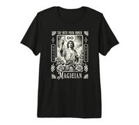 Tocca la Tua Carta dei tarocchi del Mago Maglietta Premium