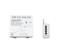 Tocca l'interruttore della luce, ZigBee3.0 Tuya Smart Switch 220V3 4CH Home Switch Modulo di automazione APP Telecomando Timer Supporto Home(Set)