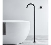 Tocca per doccia da bagno moderna maniglia singola vasca da bagno a parete nascosta tocchi di vasca da bagno calda e freddo in ottone montato in nero fatto in Cina Beauty Comes