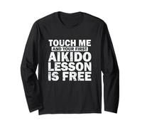 Toccami e la Tua Prima lezione di Aikido è Gratuita Maglia a Manica