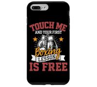 Toccami e la tua prima lezione di boxe è un pugile combattente gratuito Custodia per iPhone 7 Plus/8 Plus