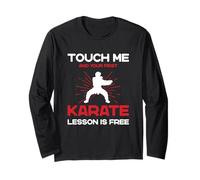 Toccami e la tua prima lezione di karate è gratis Karate divertente Maglia a Manica