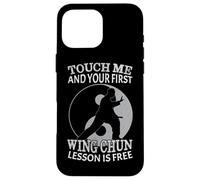 Toccami e la tua prima lezione di Wing Chun è gratuita Custodia per iPhone 16 Pro Max