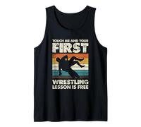 Toccami e la Tua Prima lezione di Wrestling è Un Wrestler Gratuito Canotta