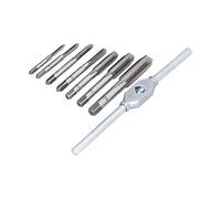 Toccare e Morire Set, Set di Rubinetto Metrica di Chiacchiere con Alesatore Regolabile M3 ~ M12 Hardware Macchina Filetto a Vite a Mano Tazza