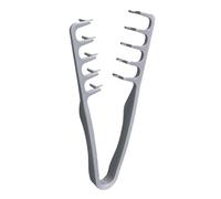 Toccasche a Denti Larghi per Capelli con Volume Incrementale e Texture, Pettine per Capelli Ricci con Denti Spessi, Strumento Volumizzante ABS, Accessorio per Styling di Frange Uomo e Donna