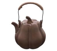 Tocche di teiera di zucca da 600 ml di resistenza al calore Ceramica con manico e coperchio per tè caldo da tè esterno un unico bollitore da di zucca per Halloween, regali di raccolta